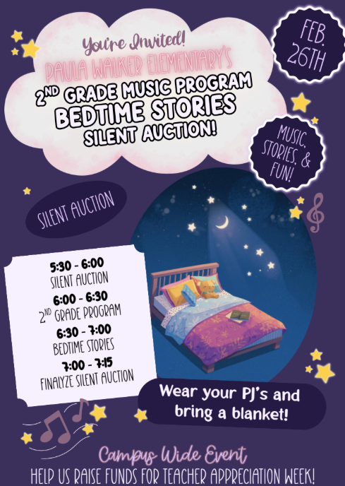 Bedtime Stories flyer