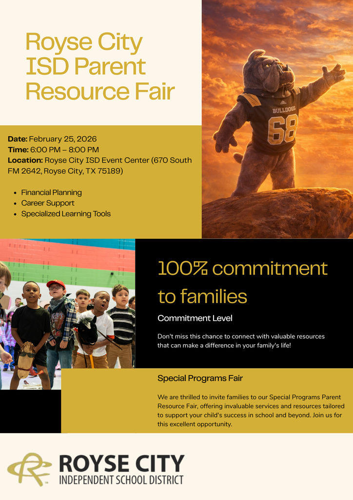 Royse City ISD Parent Resource Fair