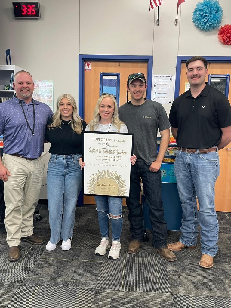 Teacher of the Year, Jennifer Chaney
