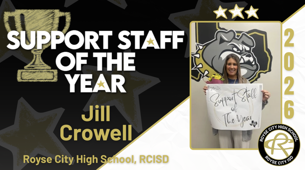 RCHS Support Staff of the Year, Jill Crowell