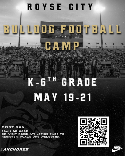 RCISD Football camp for K-6