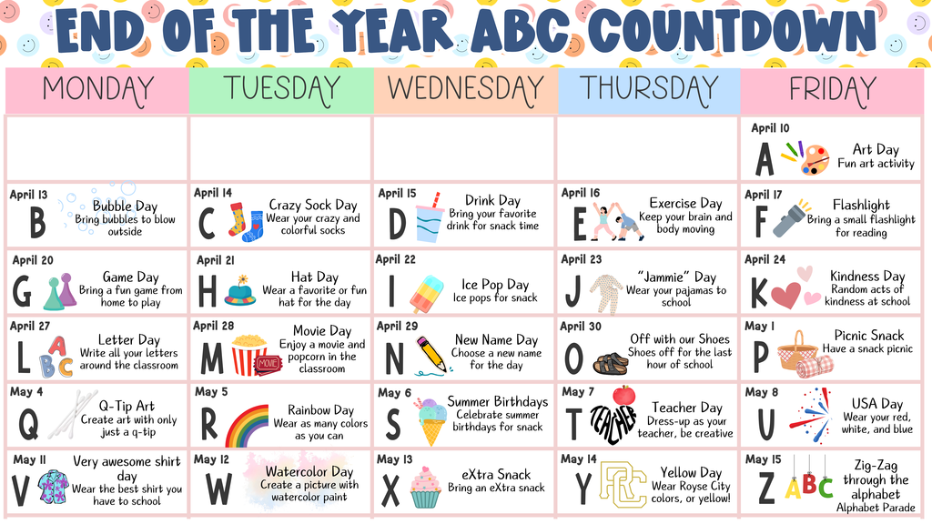 Countdown to summer!