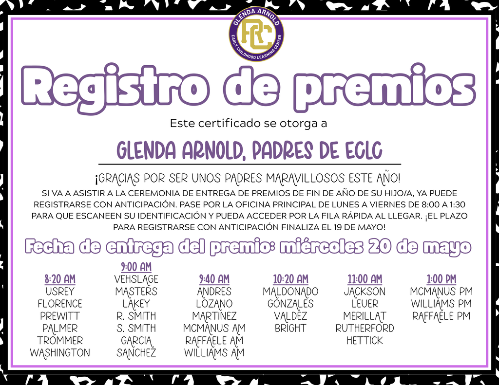 Awards Pre Check Information