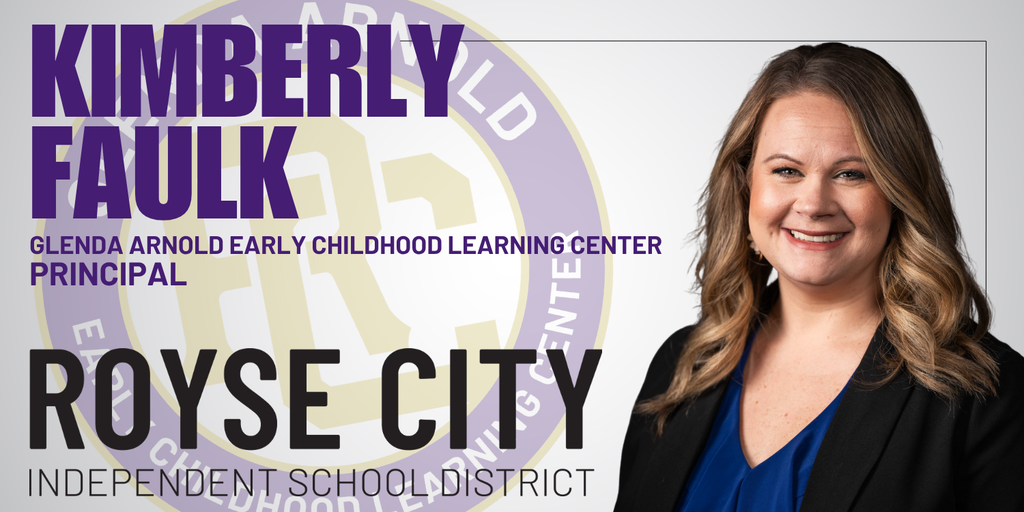 Kimberly Faulk named Glenda Arnold Early Childhood Learning Center Principal (graphic)