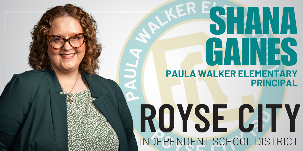 Shana Gaines named Paula Walker Elementary Principal (graphic)