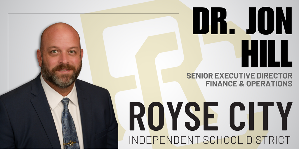 Dr. Jon Hill named Senior Executive Director of Finance & Operations (graphic)