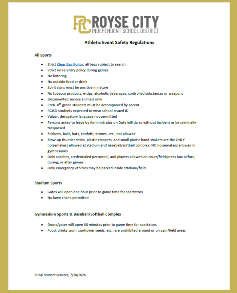 Safety Regulations
