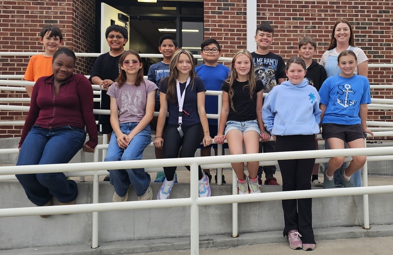 Davis Elementary Student Council Students