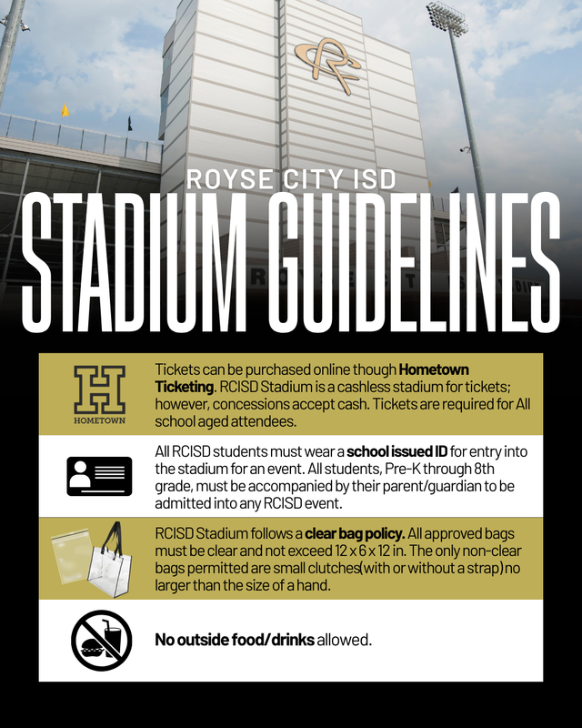 2025-2026 Stadium Guidelines
