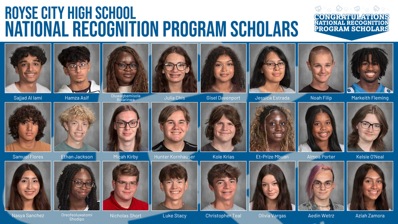 RCHS national recognition Program scholars