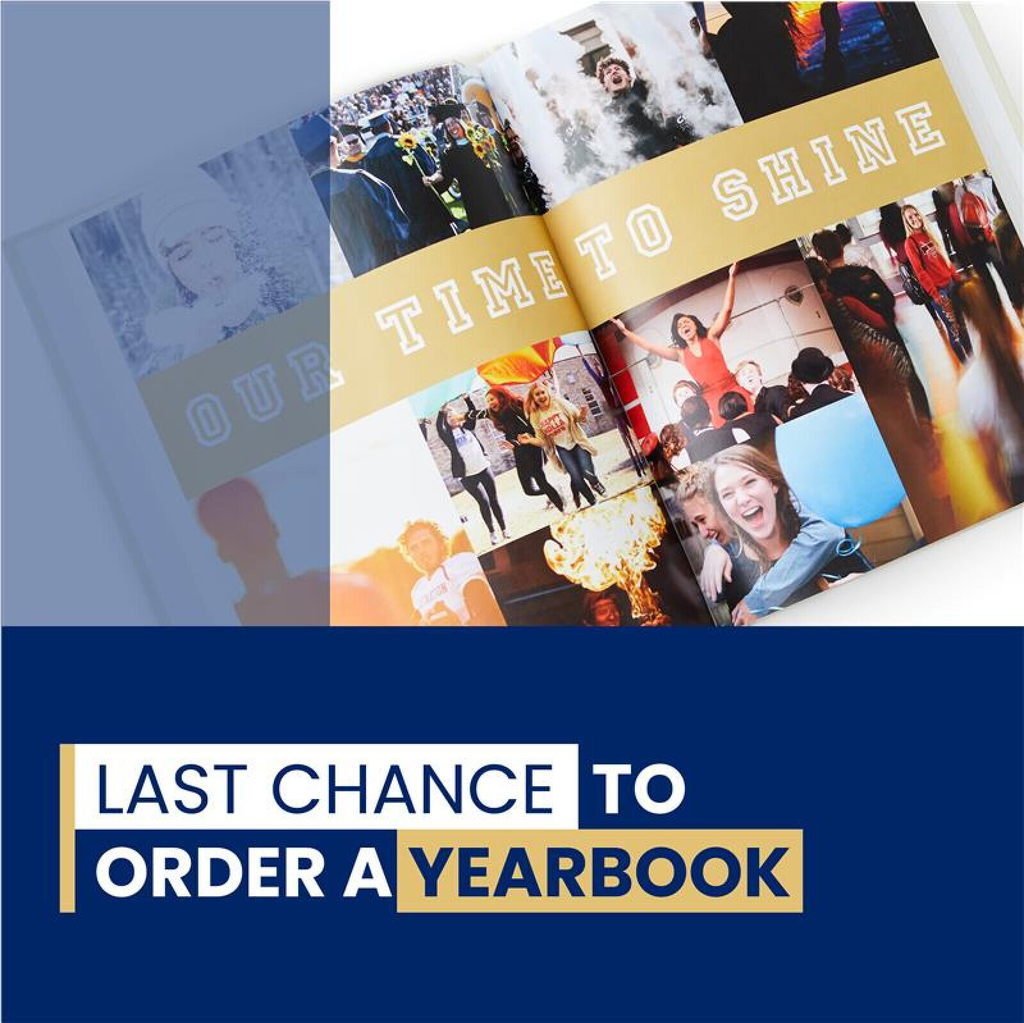 Last chance to order a yearbook
