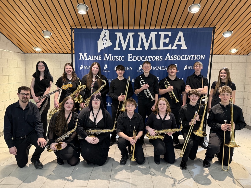Jazz Band posing after a fantastic performance. 