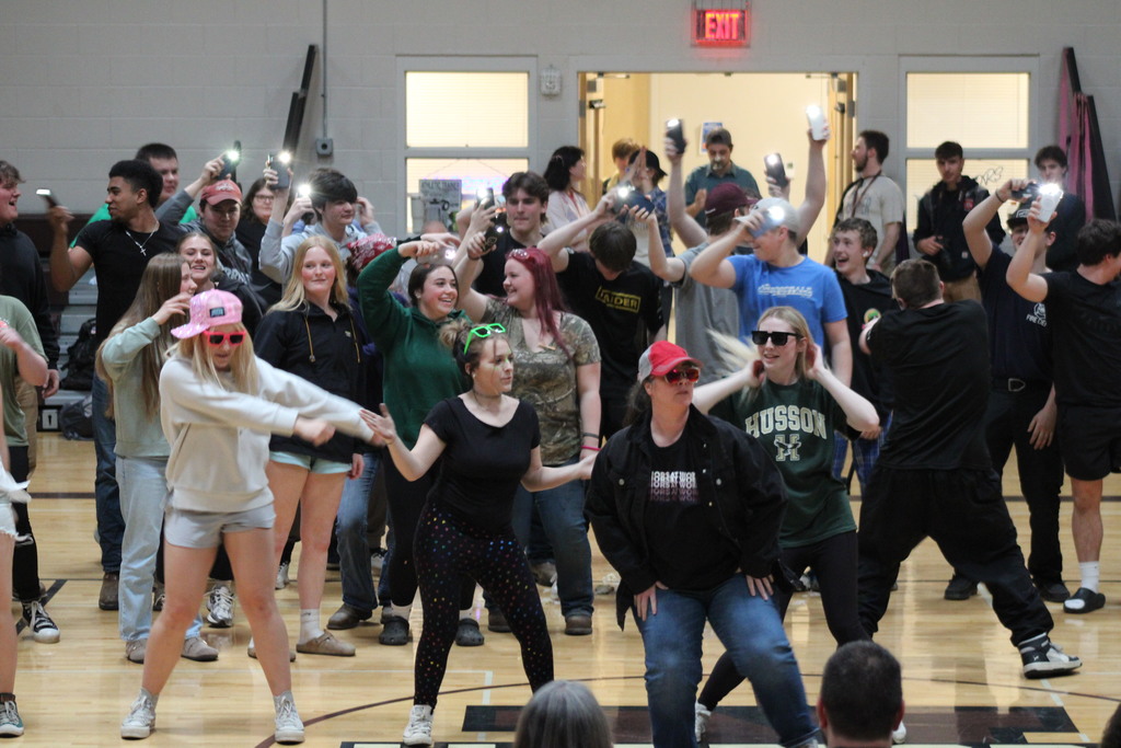 Ms. Coppa and the Juniors dance