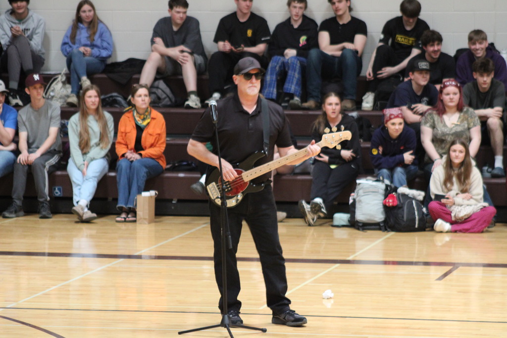 Mr. Brown is too cool for school. 