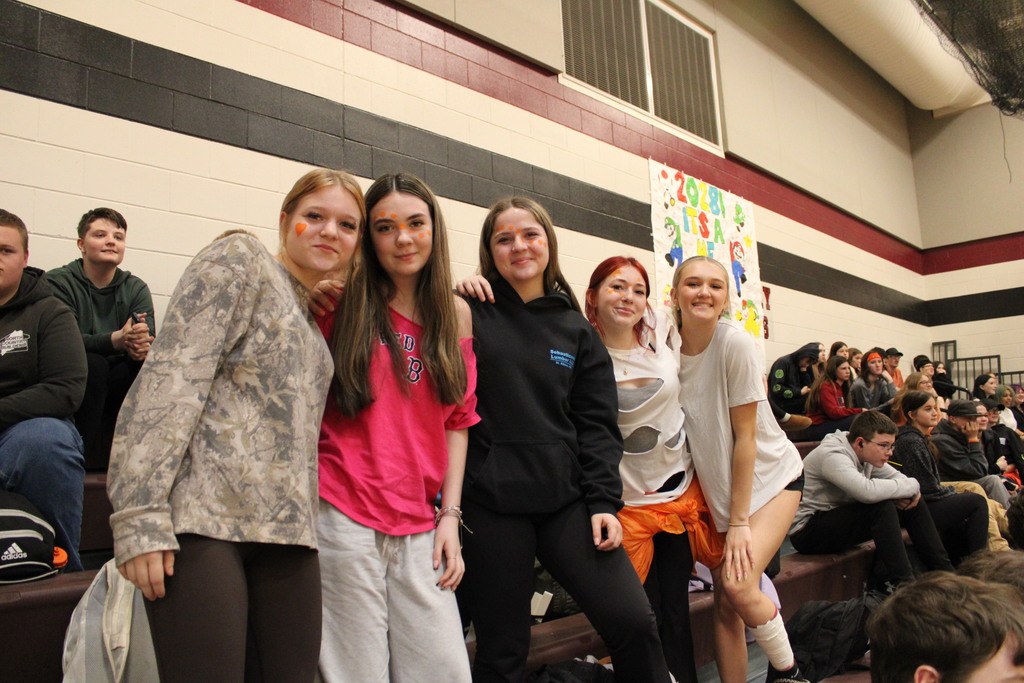 Sophomores show their school spirit. 