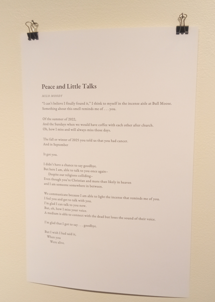 Poem by Milo Moody