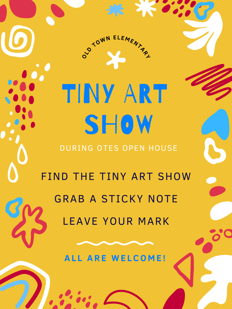 Tiny Art Show Flyer
