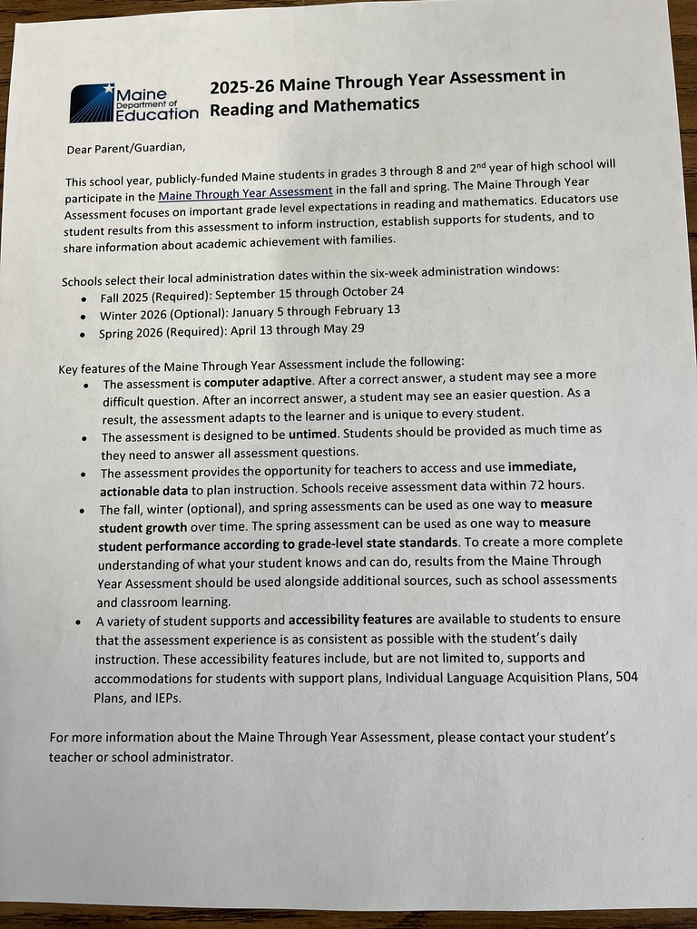 parent letter