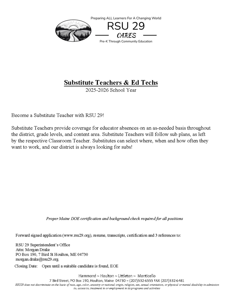 Substitutes - TS