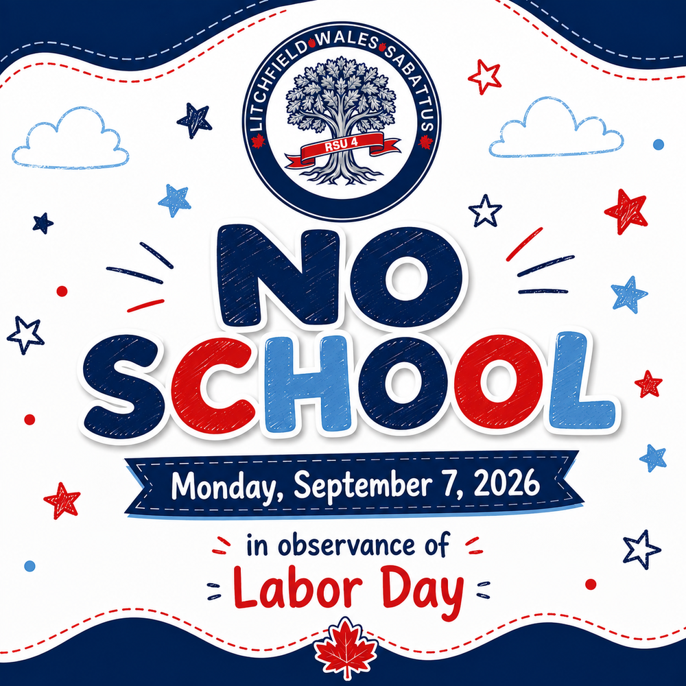 No School Labor day 9.7.26