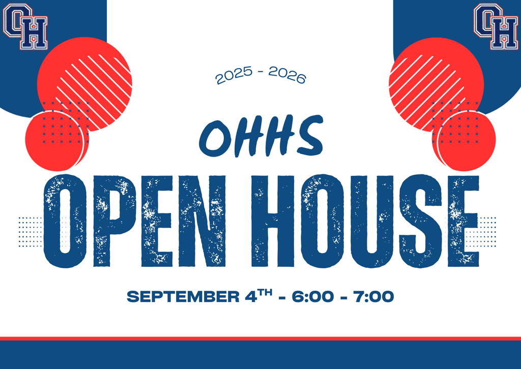 OHHS - Open House: 2025 - 2026