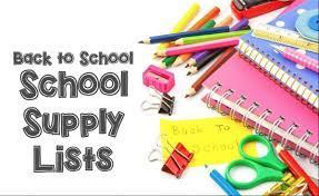 Back to School Supplies