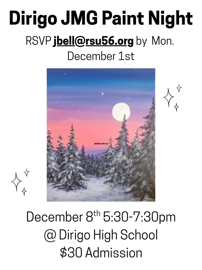 Paint Night Poster 2025