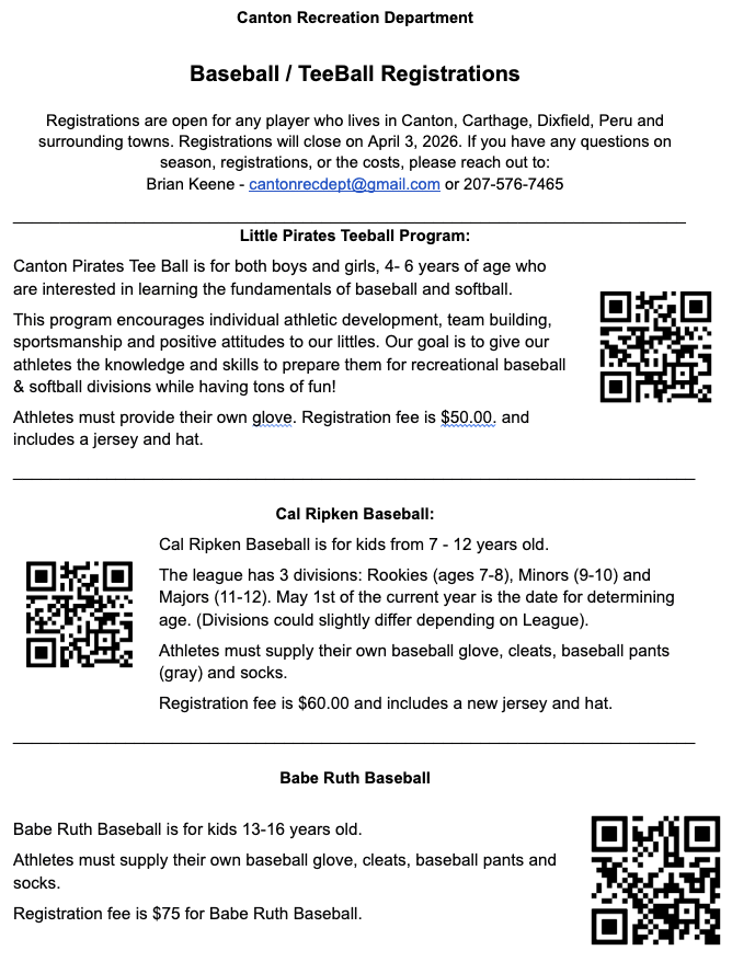 canton baseball registration page