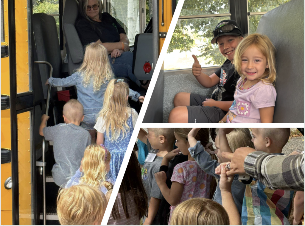 Pre-K & K bus ride