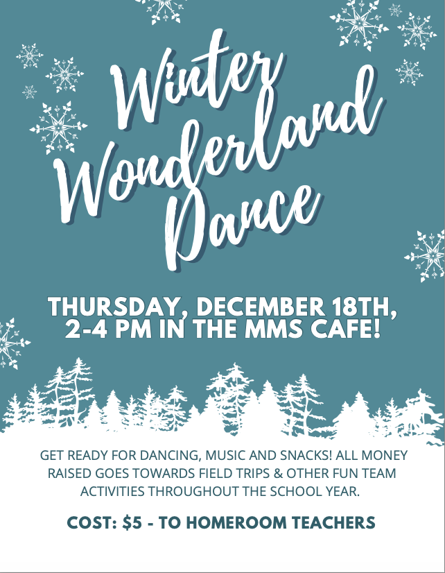 Winter Wonderland Dance flyer