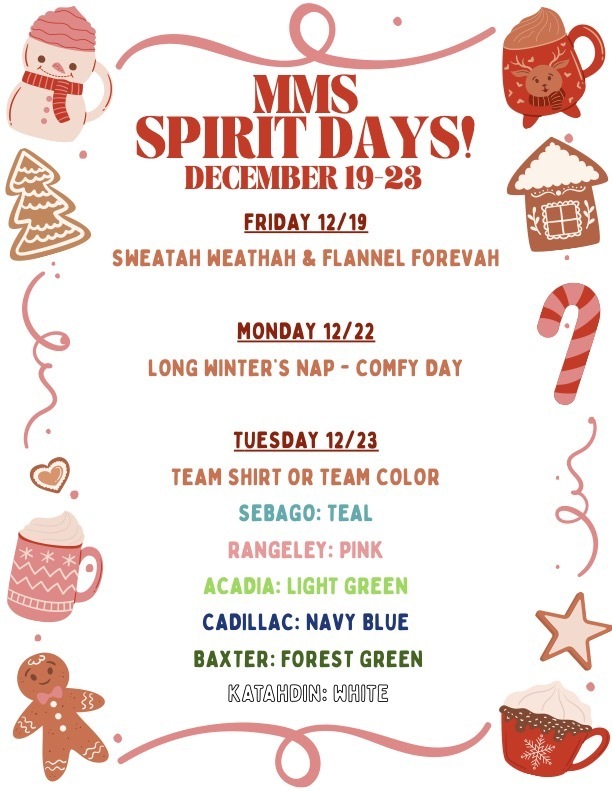MMS SPIRIT DAYS!