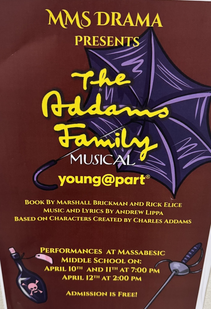 The Addams Family Musical flyer