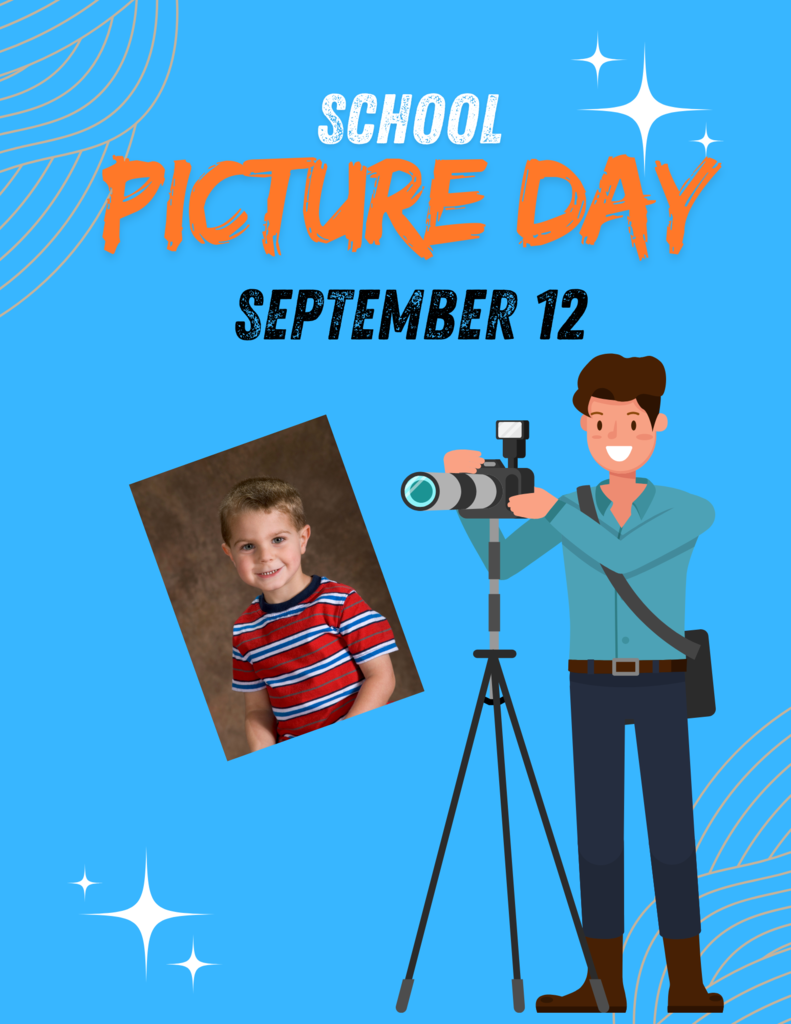 School picture day is September 12!