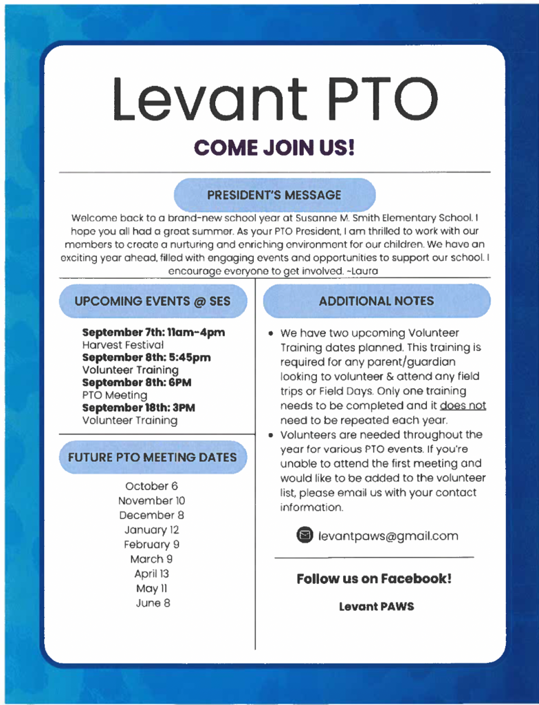 Levant PTO