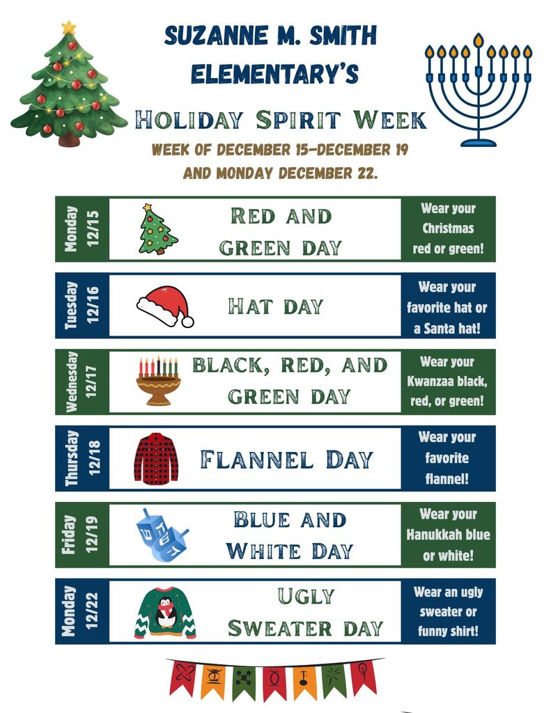 Holiday spirit week