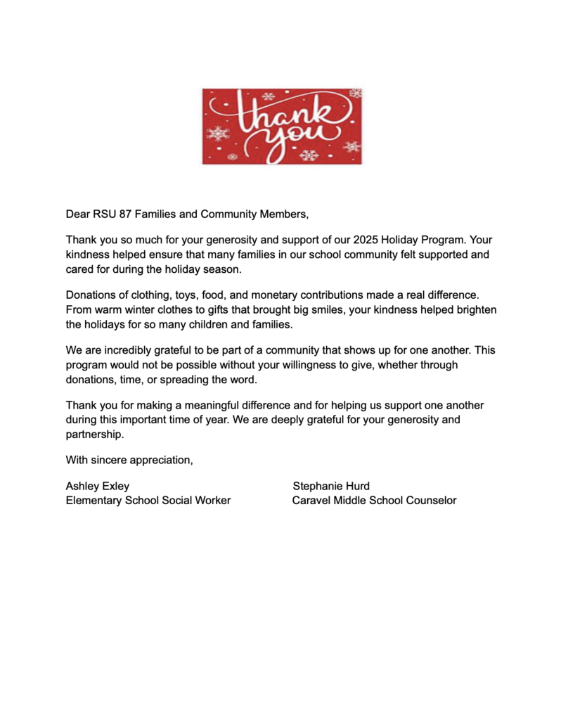 Thank you for your support!