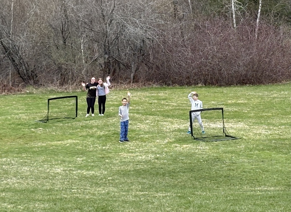 Student leaders setting up equipment