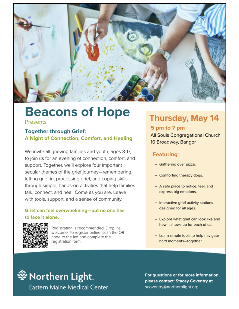 Beacons of Hope May 14 5-7 pm