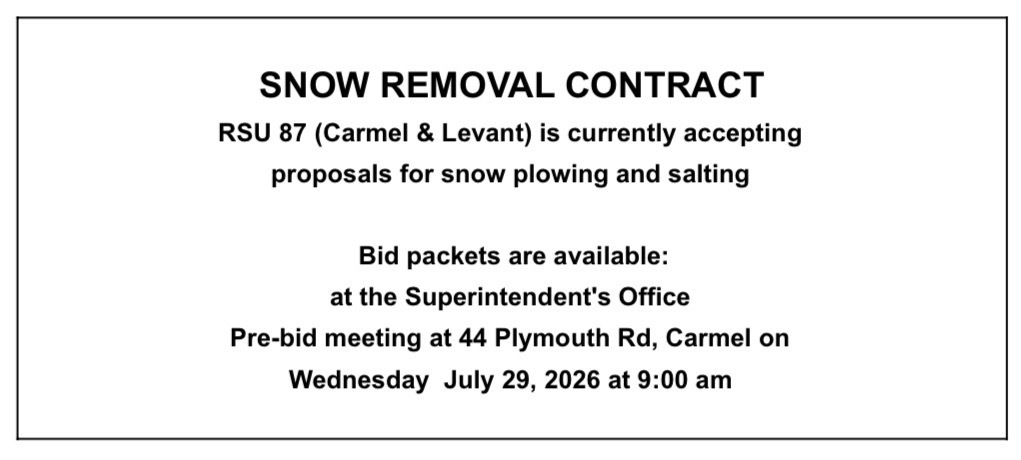 Snow removal contractor needed