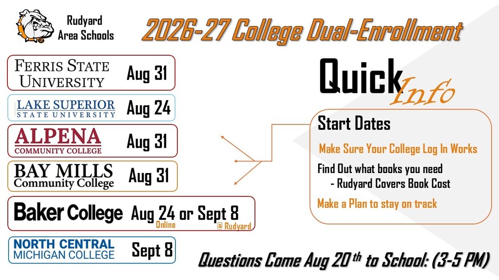college duel enrollment starting