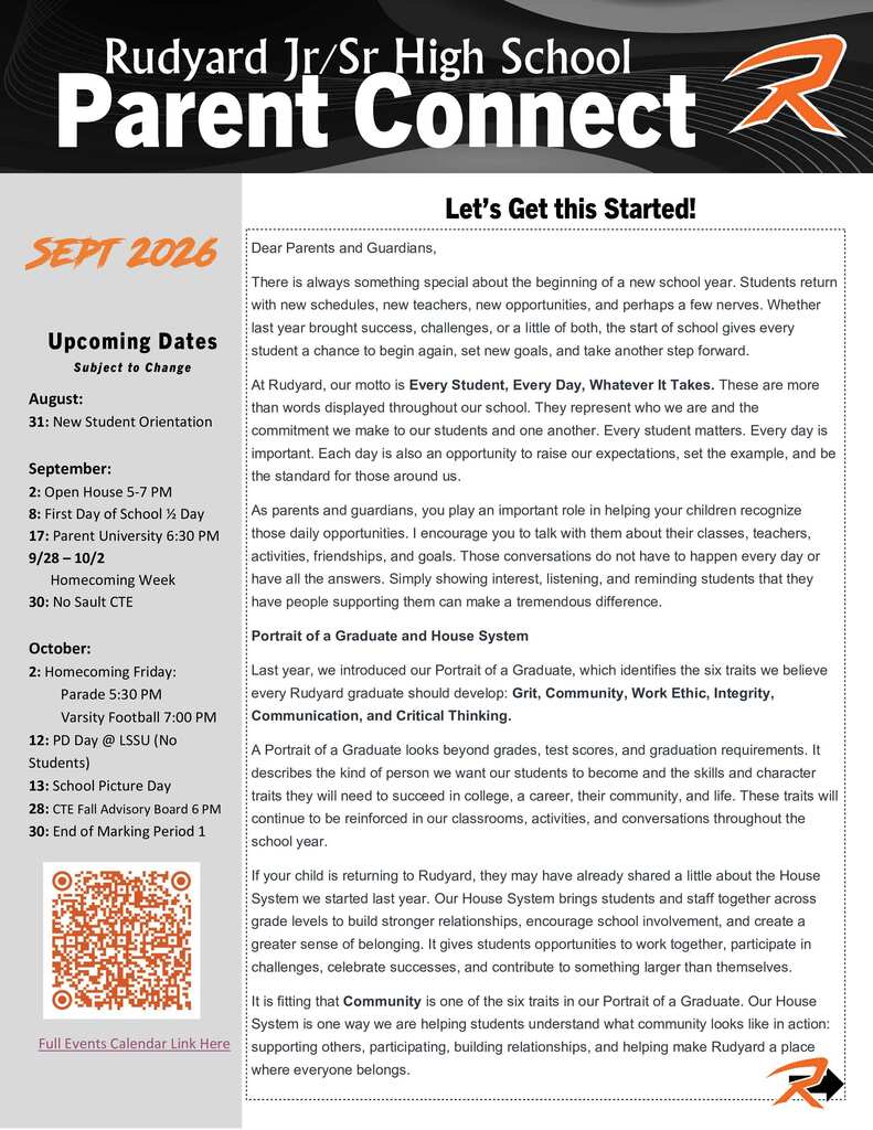 Secondary Parent Connect