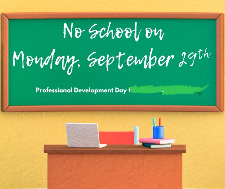 teacher desk & chalkboard