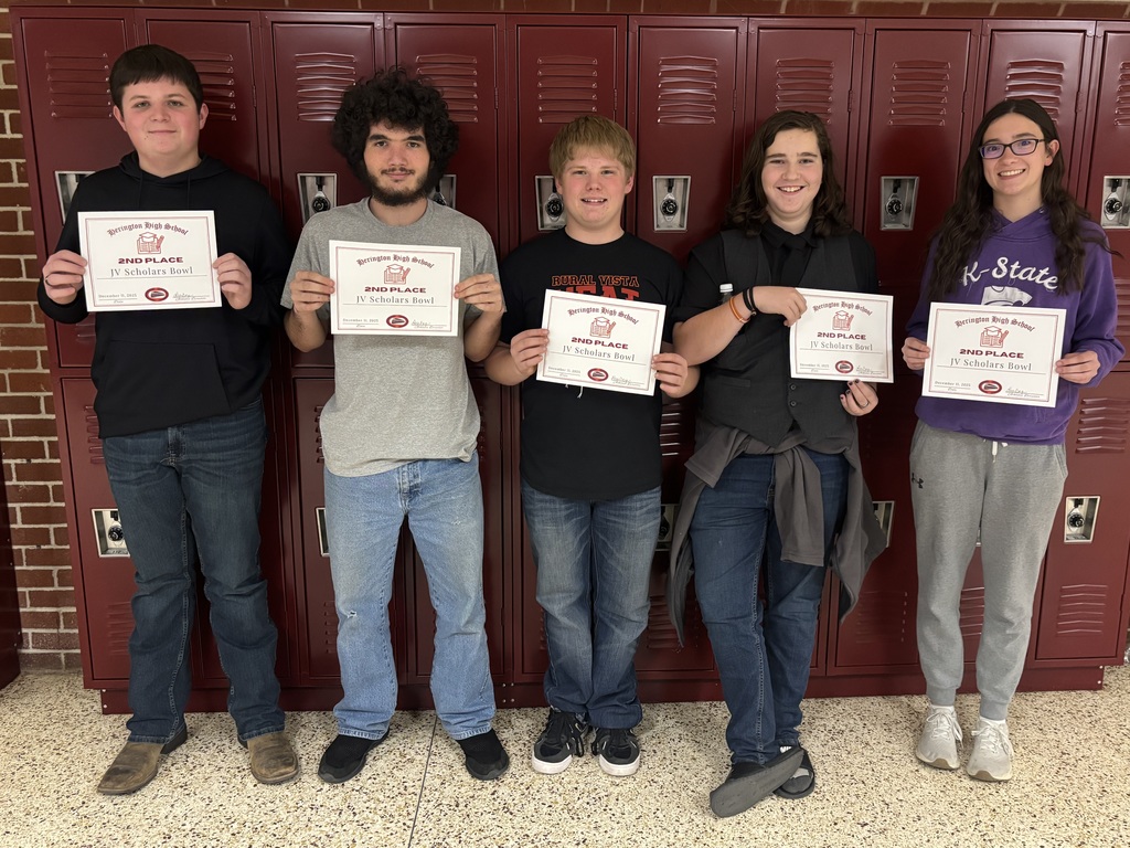 Left to Right: Jeremiah Peterson, Malakhi Kramer, Jameson Lautt, Kevin Smith, Paige Linder
