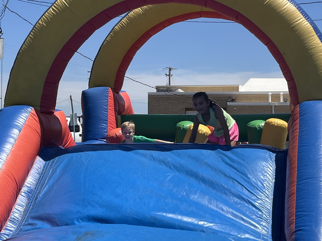 Inflatable at Field Day