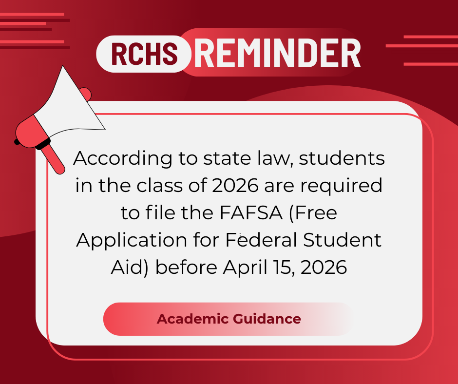 RCHS Reminder