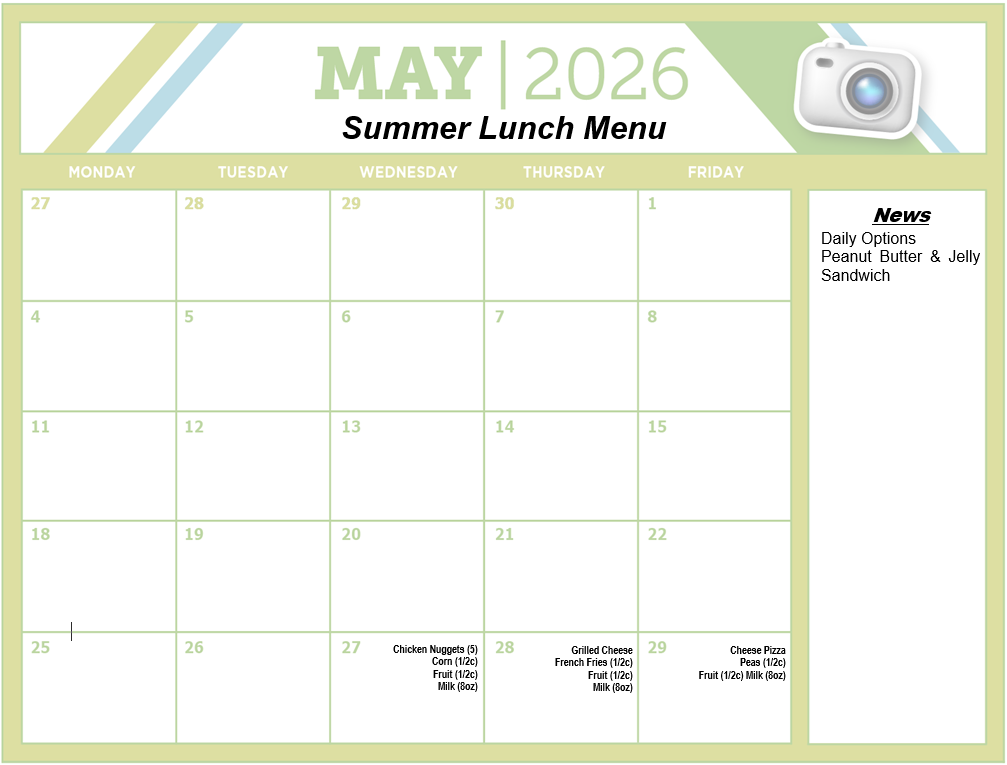May Menu