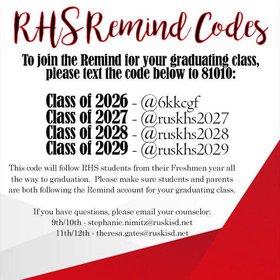 Remind Codes 2025