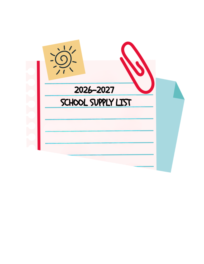 2026-2027 School Supply List