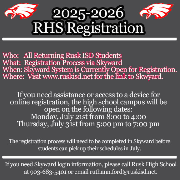 25-26 Returning Student Registration