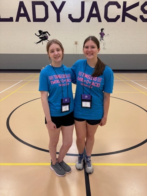 Twirlers at SFA Camp